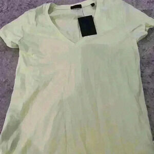 ATM Anthony Thomas women’s  Shirt new NWT v neck citrus xsmall